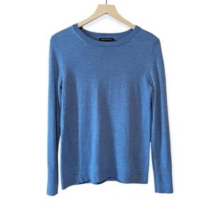 *SOLD* BANANA REPUBLIC Marino Wool Extra Fine Pullover Sweater Blue